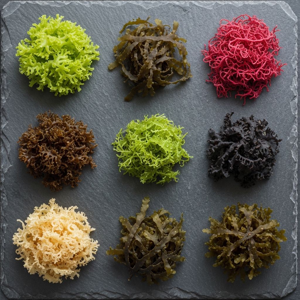 Variétés d'algues comestibles