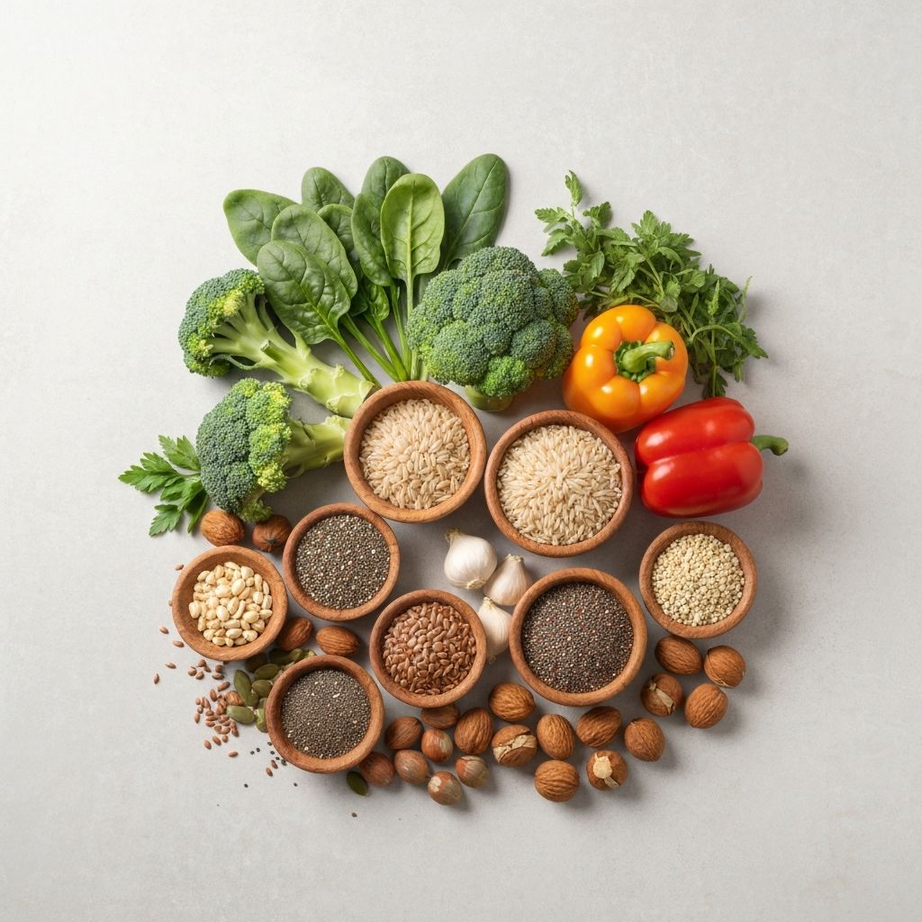 Illustration des différents nutriments: macronutriments et micronutriments